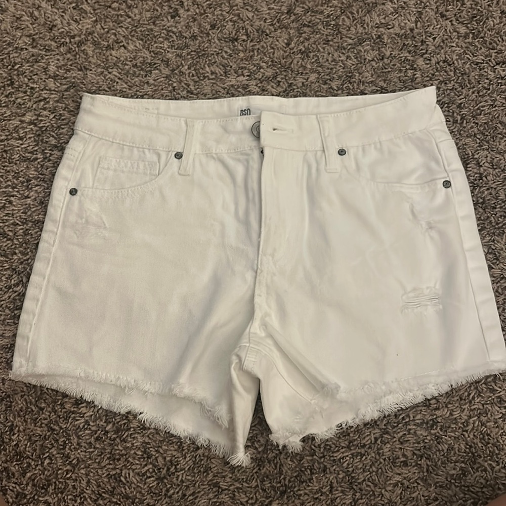White Jean RSQ vintage high rise shorts - Girls size 16